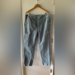 Men's Corduroy Pants - Gray-Green
